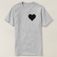 COEUR NOIR PERSONNALISABLE
