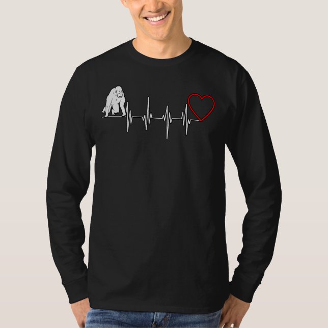 T-shirt Coeur Orangoutan (Devant)