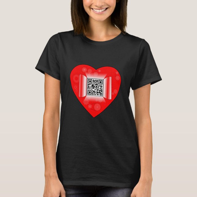T-shirt Coeur ouvert. (Devant)