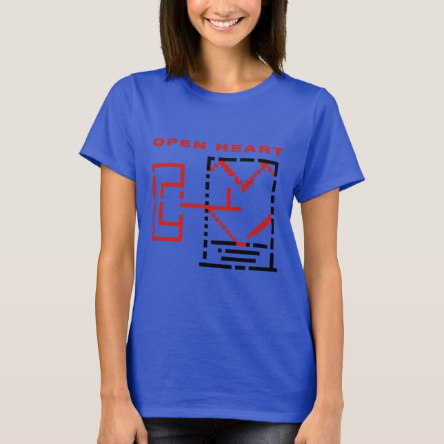 T-shirt Coeur ouvert (Devant)