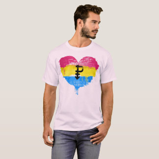 T-SHIRT COEUR PANSEXUAL - AMOUR PANSEXUAL - SYMBOLE -