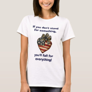 T-SHIRT COEUR PATRIOTIQUE