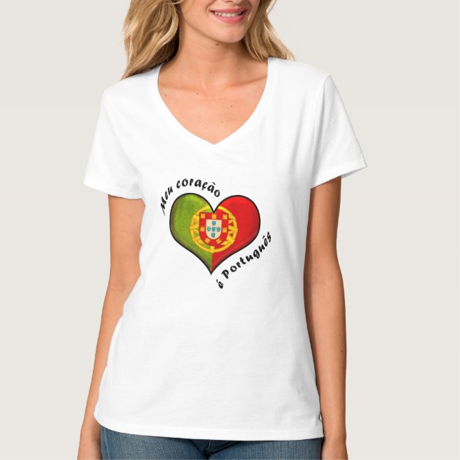T-shirt Coeur portugais (Devant)