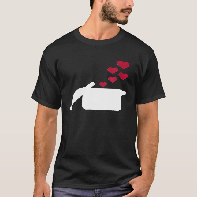 T-shirt Coeur pot cuisine (Devant)