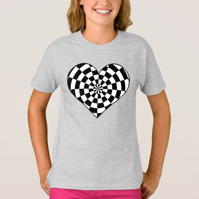 T-shirt Coeur punk Valentine (Devant)