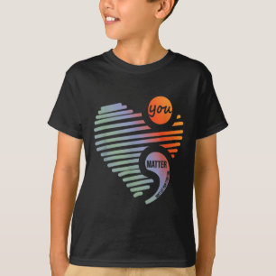 T-shirt Cœur que vous ne laissez pas l'histoire se termine