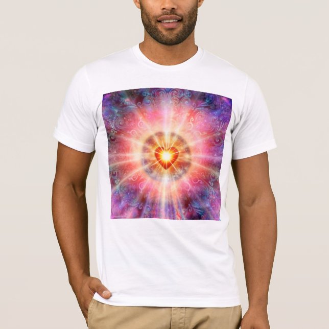 T-shirt Coeur rayonnant (Devant)