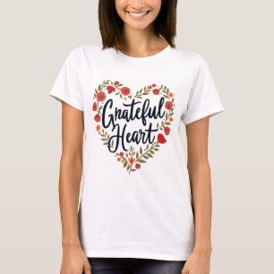 T-shirt Coeur reconnaissant