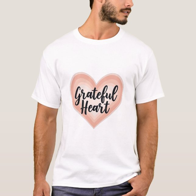 T-shirt Cœur Reconnaissant (Devant)