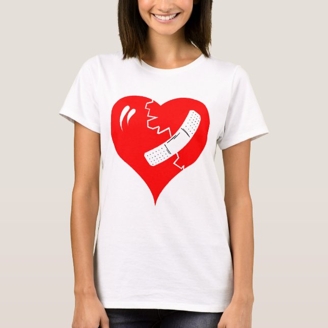 T-shirt Coeur réparé (Devant)