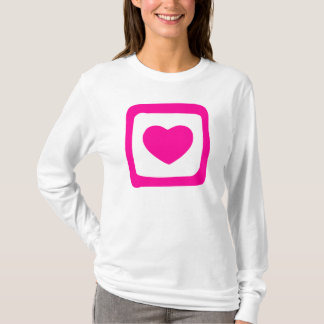 T-shirt Coeur rose