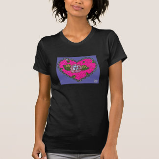 T-shirt Coeur rose