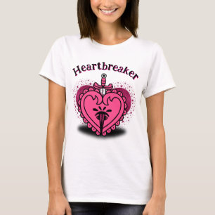 T-shirt Coeur rose briseur Personnalisé