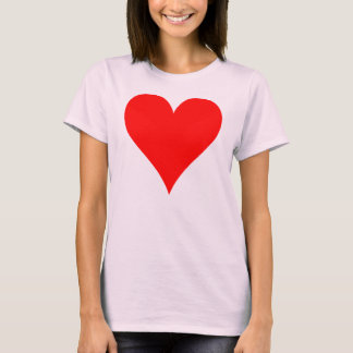 T-shirt coeur rouge