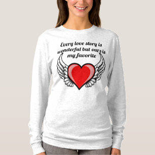T-shirt Coeur rouge