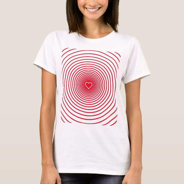 T-shirt Coeur Rouge (Devant)