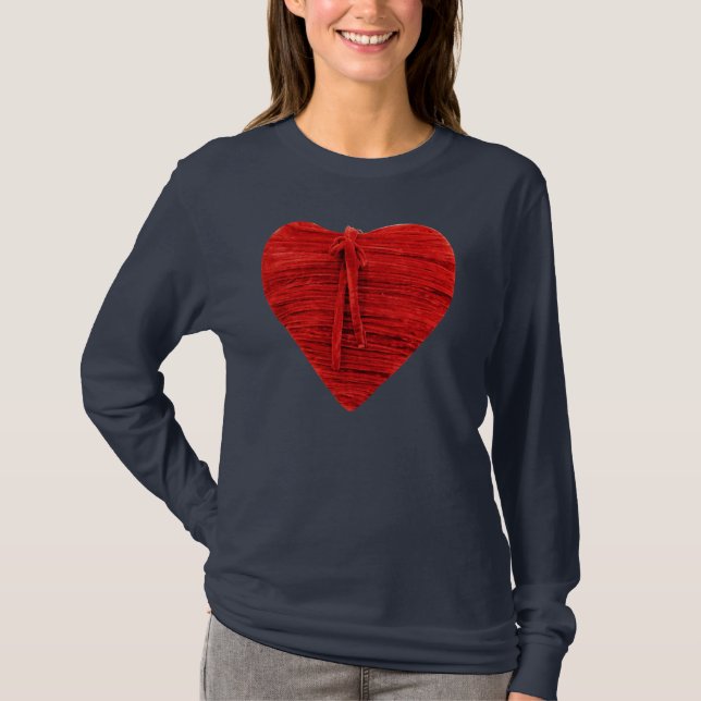 T-SHIRT COEUR ROUGE (Devant)