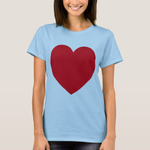 T-shirt coeur rouge