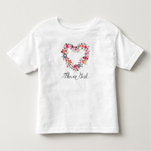 T-shirt Coeur rougissant de la Fleur