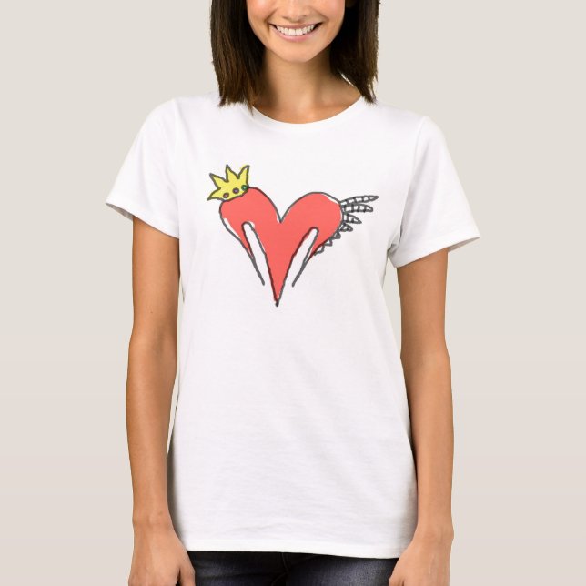 T-shirt Coeur royal (Devant)
