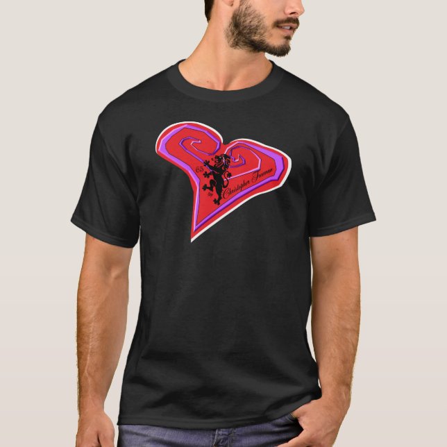 T-shirt Coeur rugueux (Devant)