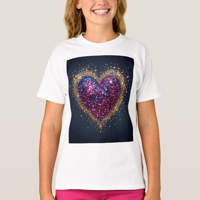 T-shirt Cœur Sacré Cosmique (Devant)