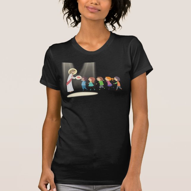 T-shirt coeur sacré de jésus (Devant)