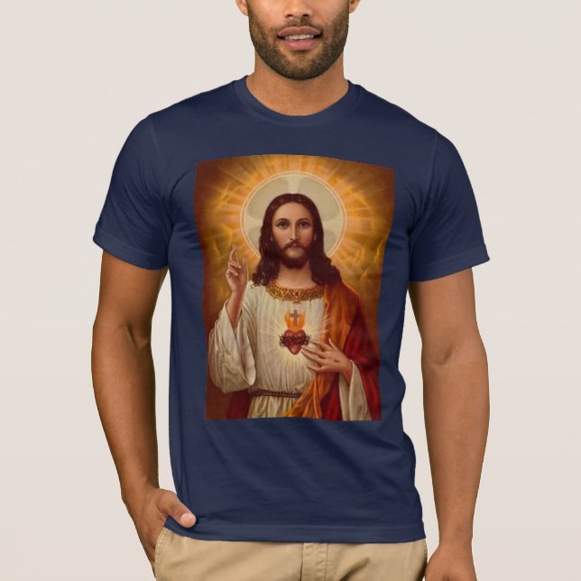 T-shirt Coeur sacré de Jésus (Devant)