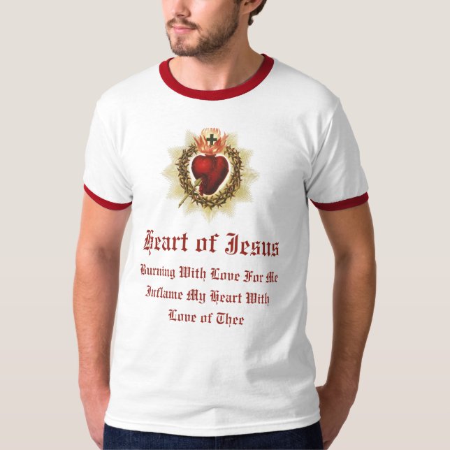 T-Shirt Cœur Sacré de Jésus (Devant)
