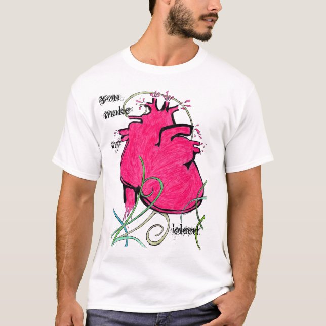 T-shirt Coeur saignant (Devant)