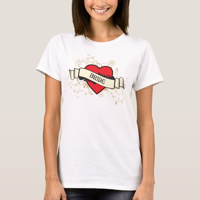 T-shirt Coeur sale de rock (Devant)