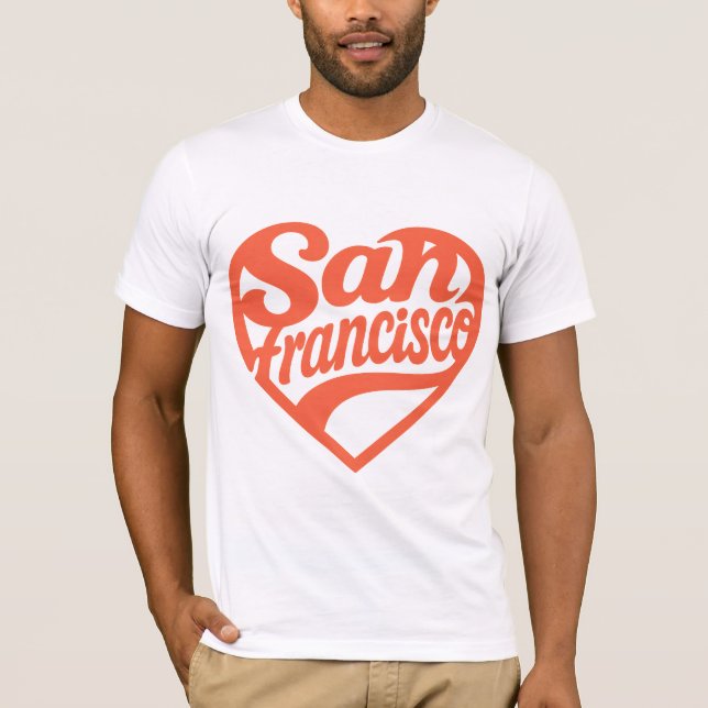T-shirt Coeur San Francisco (Devant)