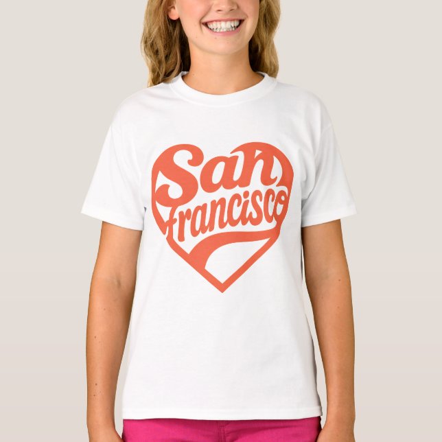 T-shirt Coeur San Francisco (Devant)