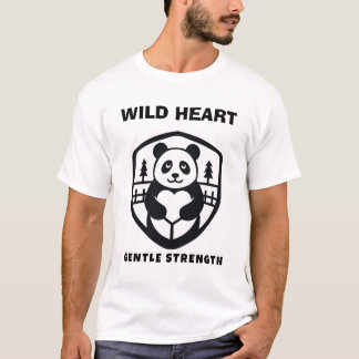 T-shirt Coeur sauvage, Force douce