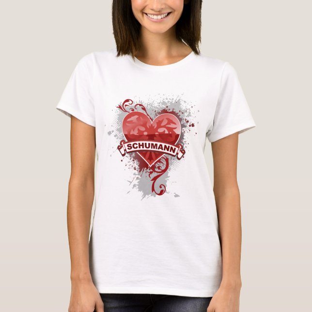 T-shirt Coeur Schumann (Devant)