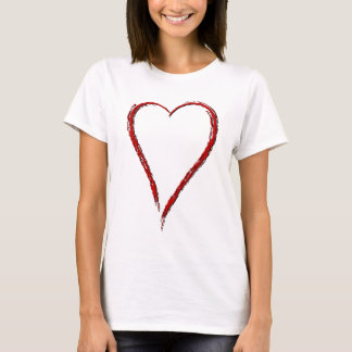 T-shirt Coeur simple