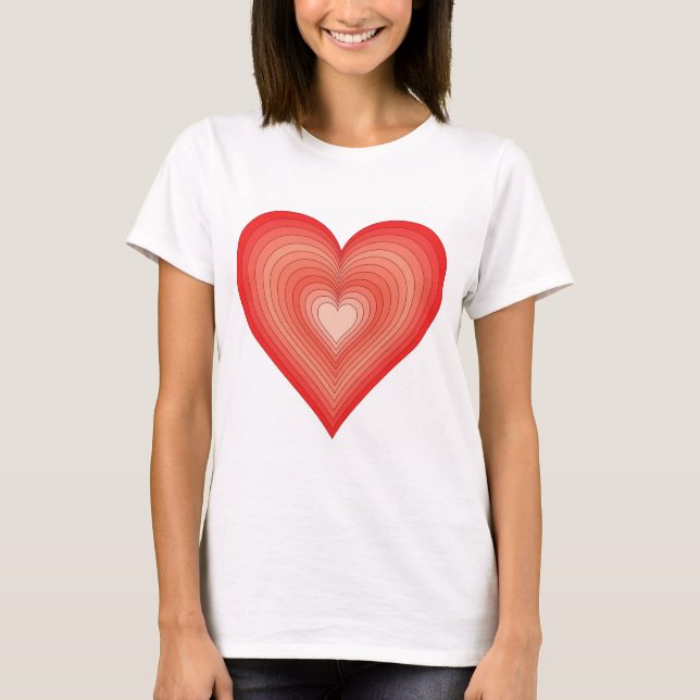 T-shirt Coeur super (Devant)