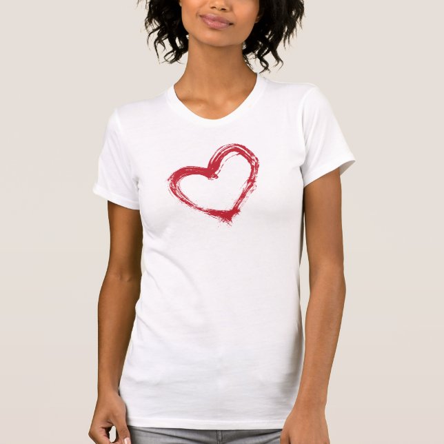 T-shirt Coeur T (Devant)