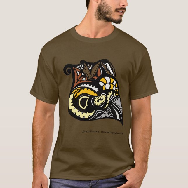 T-shirt Coeur T (fierté d'ours), faux Dremora   zazzle.c… (Devant)