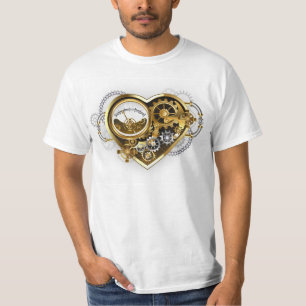 T-shirt Coeur vapeur avec un manomètre