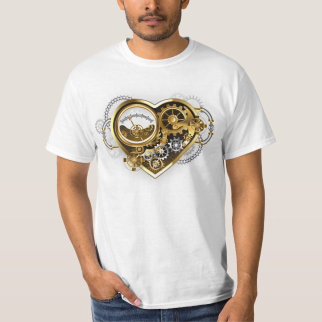 T-shirt Coeur vapeur avec un manomètre (Devant)
