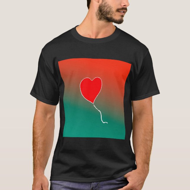 T-shirt Coeur volant (Devant)