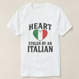 T-shirt Coeur volé par un Italien