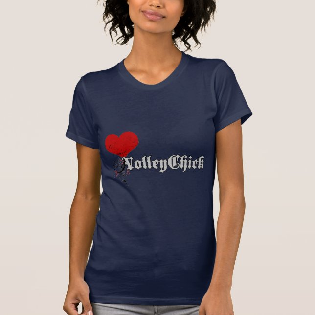T-shirt Coeur VolleyChick (Devant)