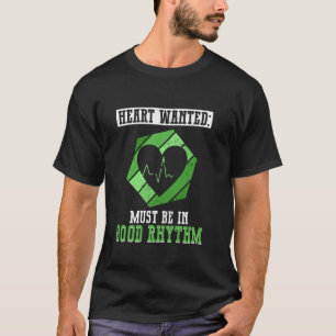 T-shirt Cœur voulu doit être en bon rythme - Transplantati