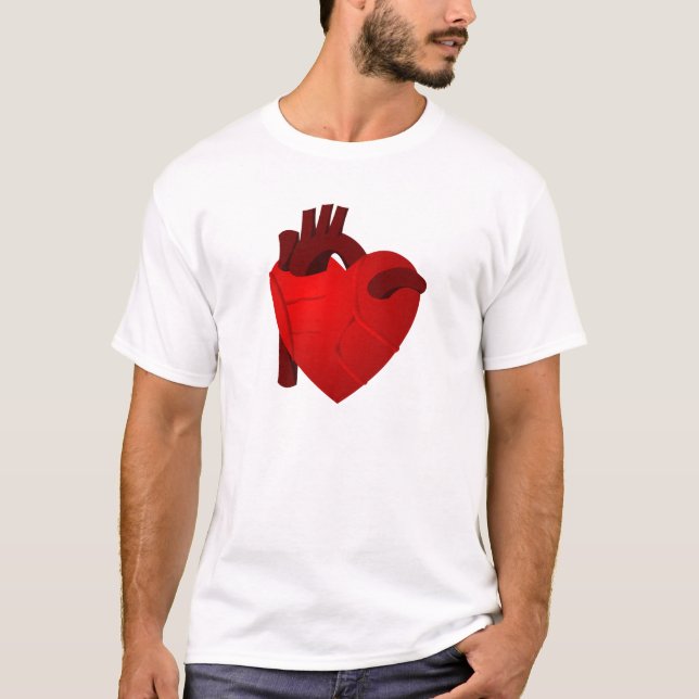 T-shirt Coeur vrai (Devant)