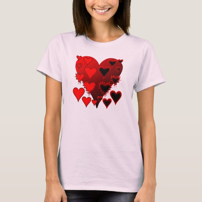 T-shirt Coeurs (Devant)