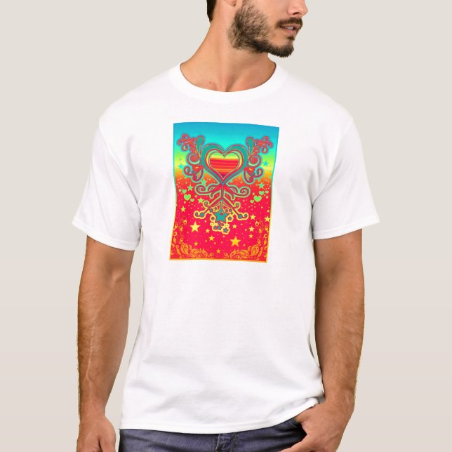 T-shirt coeurs (Devant)