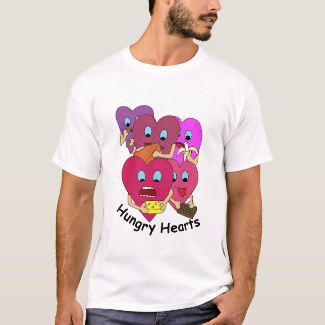 T-shirt Coeurs affamés (Devant)