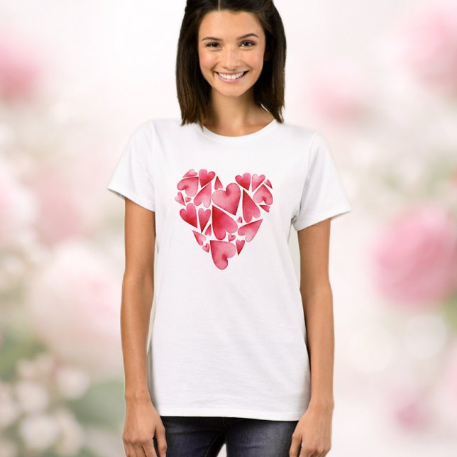 T-shirt Cœurs brouillés (Créateur téléchargé)
